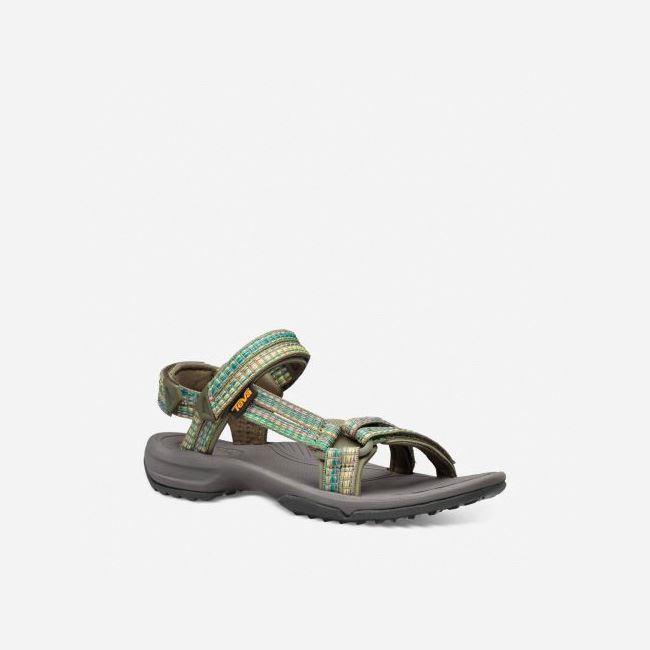 Olive Teva Terra Fi Lite Women's Sandals | 0ABS6JA