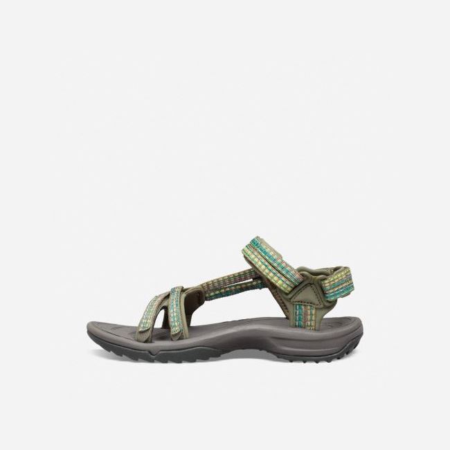 Olive Teva Terra Fi Lite Women's Sandals | 0ABS6JA