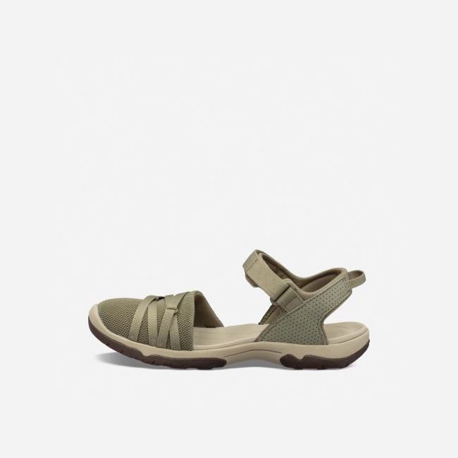 Olive Teva Tirra CT Women's Sandals | 595ODJN