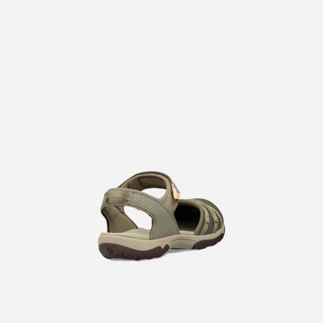 Olive Teva Tirra CT Women's Sandals | 595ODJN