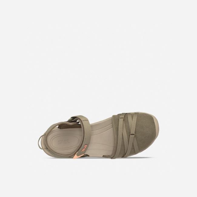 Olive Teva Tirra CT Women's Sandals | 595ODJN