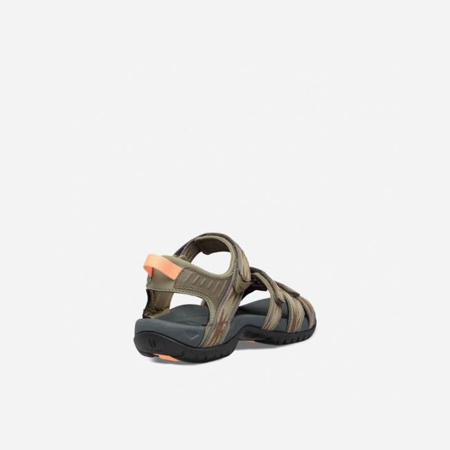 Olive Teva Tirra Women's Sandals | 38PE7MU