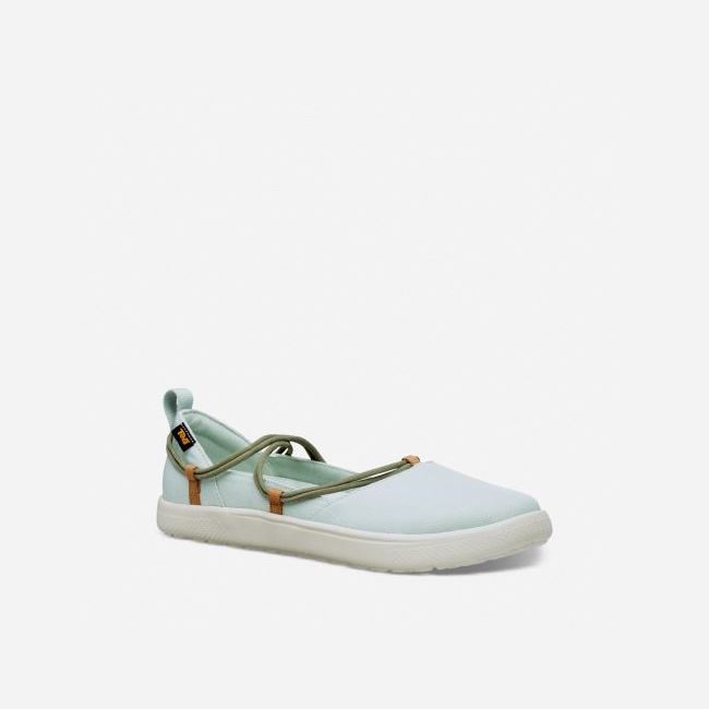 Olive Teva Voya Infinity MJ Women's Slip Ons | HT2BM03