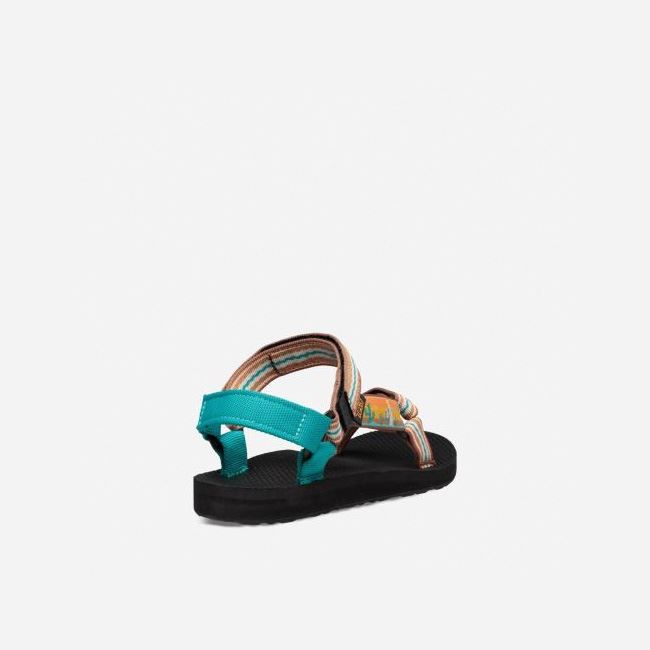 Orange Flower Teva Original Universal Women's Sandals | 70W06OR