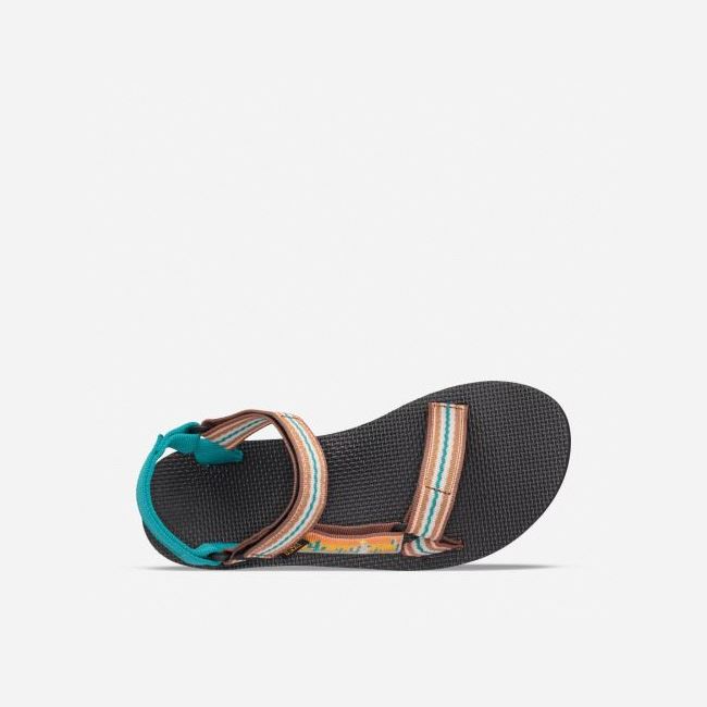 Orange Flower Teva Original Universal Women's Sandals | 70W06OR