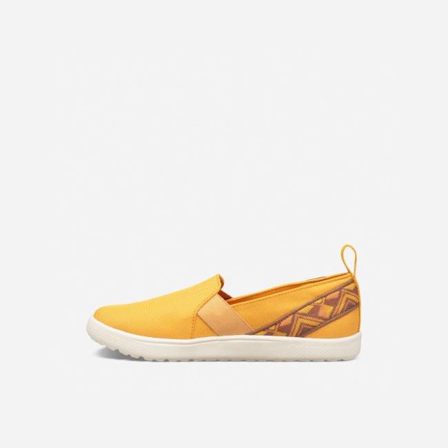 Orange Flower Teva Voya Slip On Women's Slip Ons | L1CI3CS