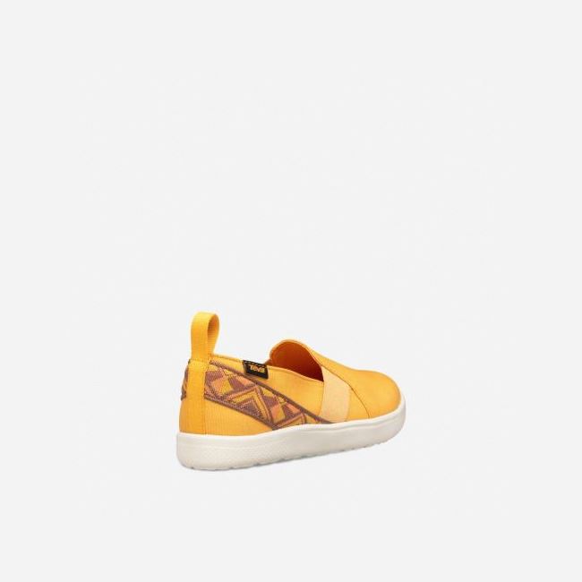 Orange Flower Teva Voya Slip On Women's Slip Ons | L1CI3CS