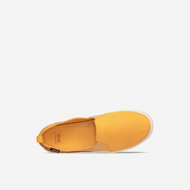 Orange Flower Teva Voya Slip On Women's Slip Ons | L1CI3CS