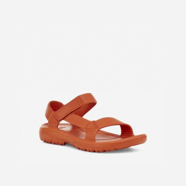 Orange Teva Hurricane Drift Men's Sandals | 4ZESZ8J