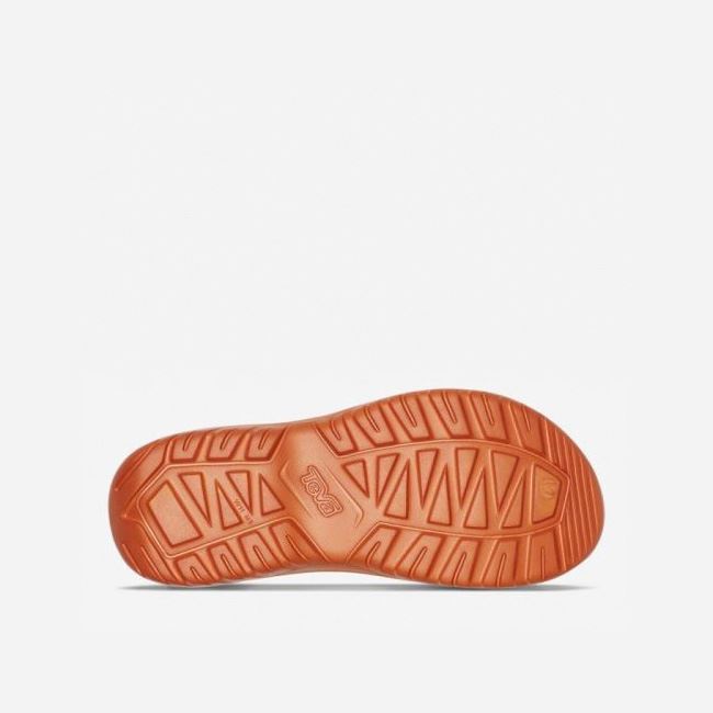 Orange Teva Hurricane Drift Men's Sandals | 4ZESZ8J