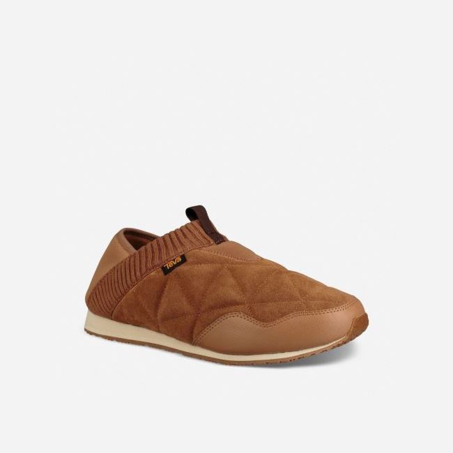 Pecan Teva Ember Moc Shearling Men's Slip Ons | IZE8F5B