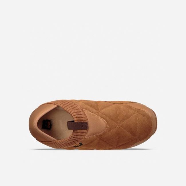 Pecan Teva Ember Moc Shearling Men's Slip Ons | IZE8F5B