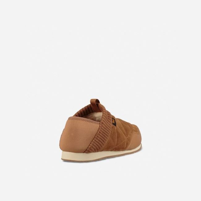 Pecan Teva Ember Moc Shearling Women's Slip Ons | 95RQP5R