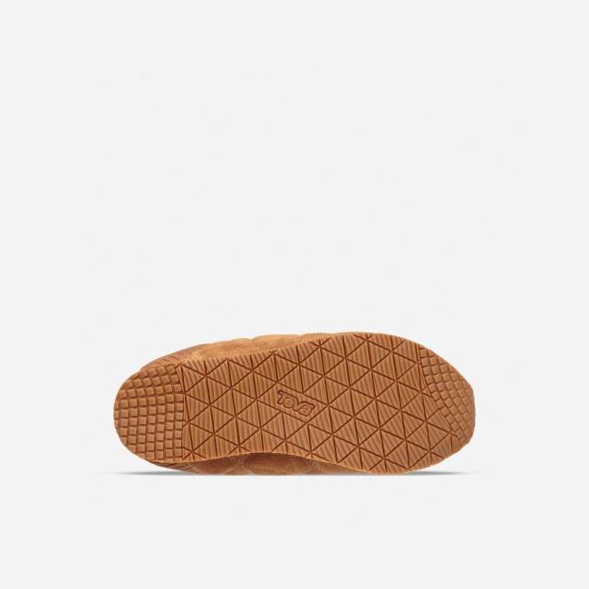 Pecan Teva Ember Moc Shearling Women's Slip Ons | 95RQP5R