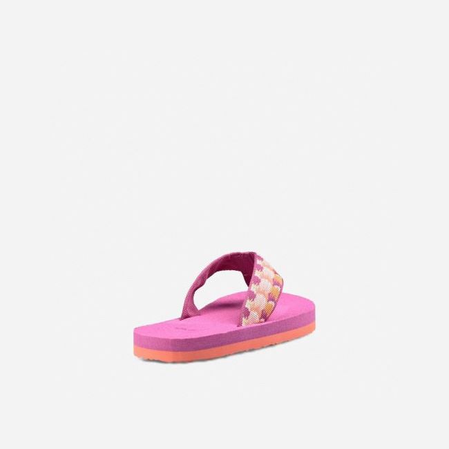 Pink Teva Mush II Kids' Flip Flops | M35P75P