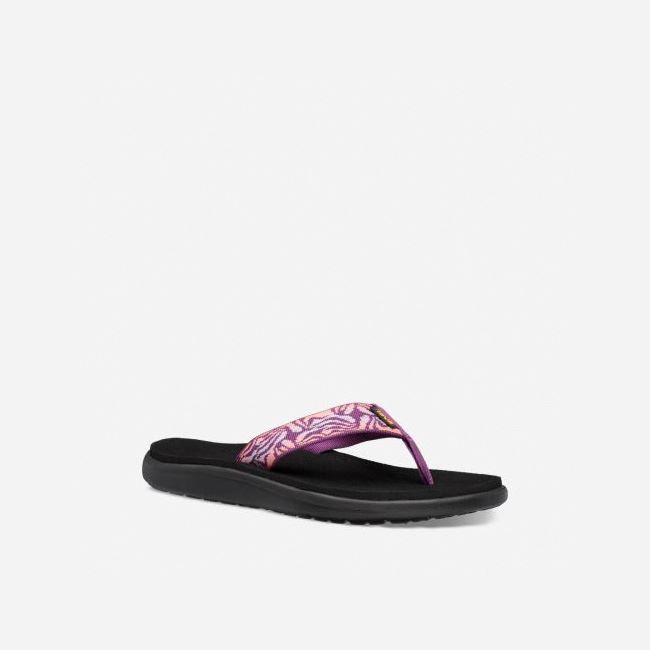 Pink Teva Voya Women's Flip Flops | 21XAKPF