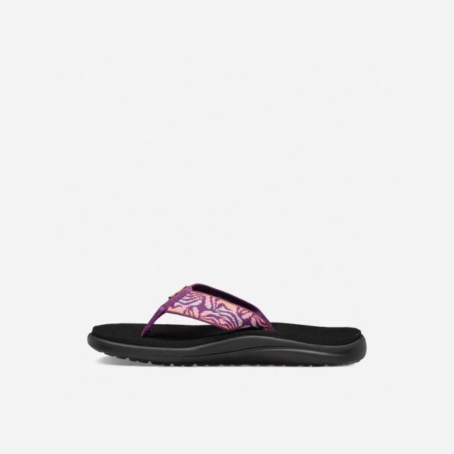 Pink Teva Voya Women's Flip Flops | 21XAKPF