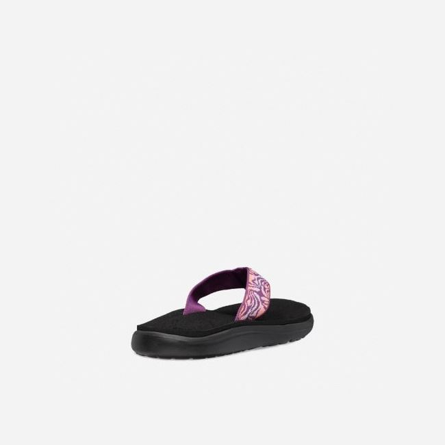 Pink Teva Voya Women's Flip Flops | 21XAKPF