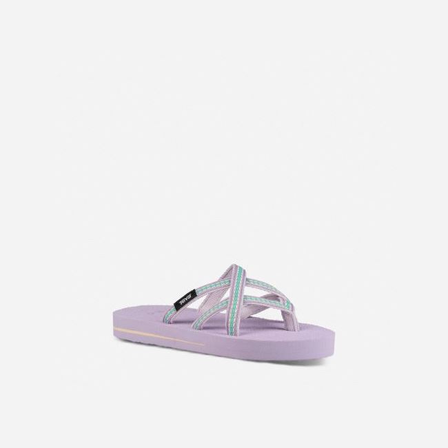 Purple Teva Olowahu Kids' Flip Flops | A0BSX4K