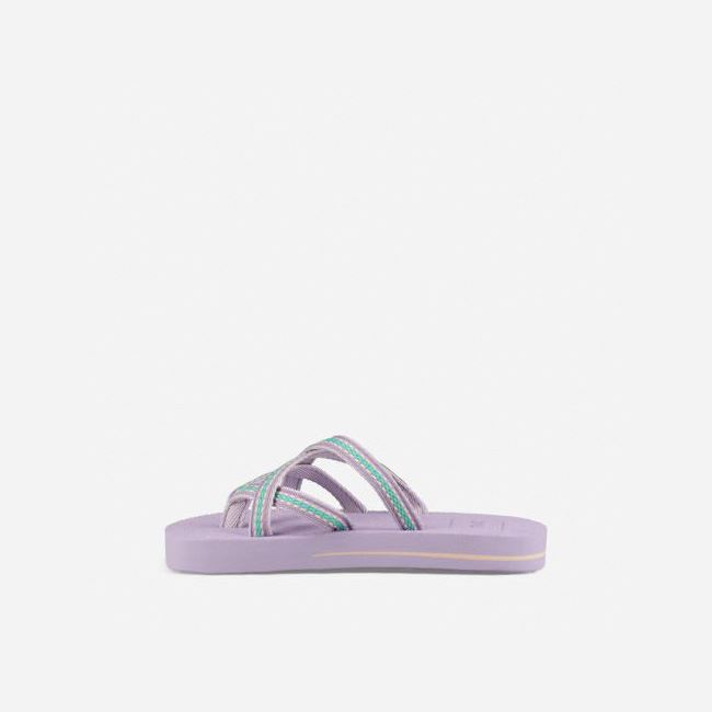 Purple Teva Olowahu Kids' Flip Flops | A0BSX4K