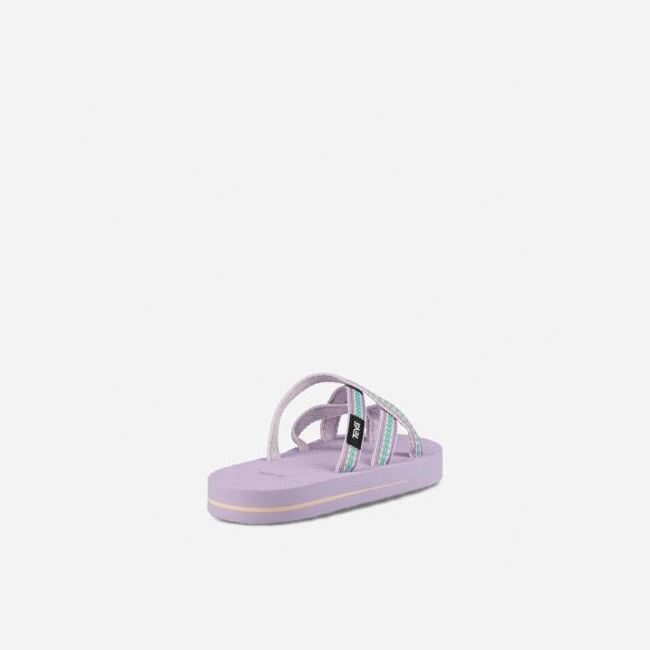 Purple Teva Olowahu Kids' Flip Flops | A0BSX4K