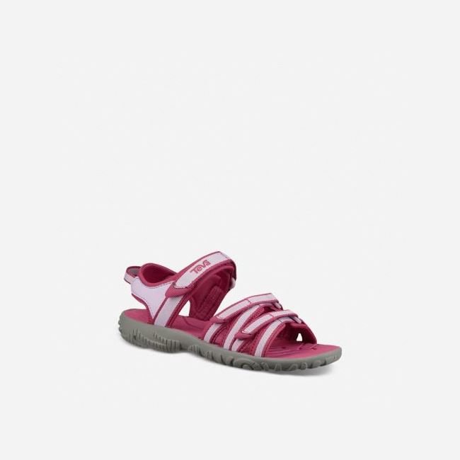 Purple Teva Tirra Kids' Sandals | 02K4YMD