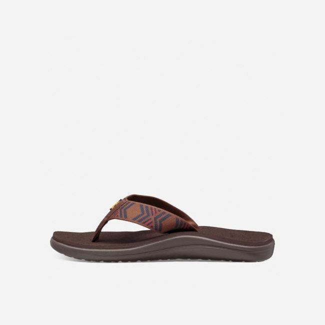 Quito Bison Teva Voya Men's Flip Flops | 7W3D90Y