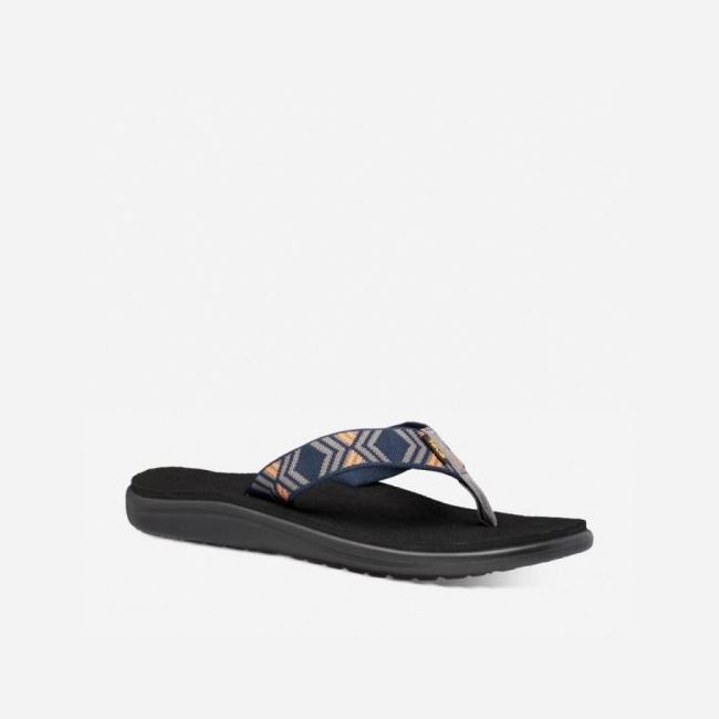 Quito Dark Denim Teva Voya Flip Men's Flip Flops | Z04LTAI