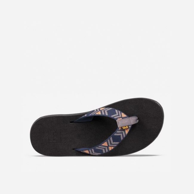 Quito Dark Denim Teva Voya Flip Men's Flip Flops | Z04LTAI