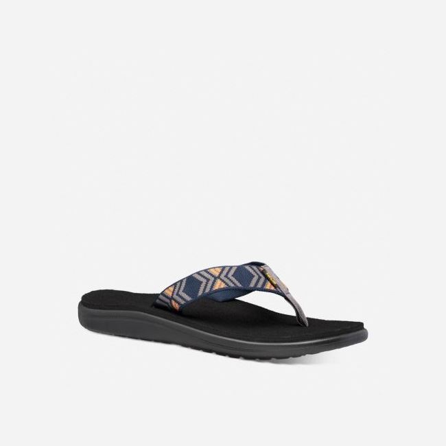 Quito Dark Denim Teva Voya Flip Men's Sandals | YK6PEW9