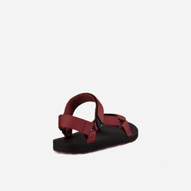 Red Dark Red Teva Original Universal Men's Sandals | MIF3RDQ