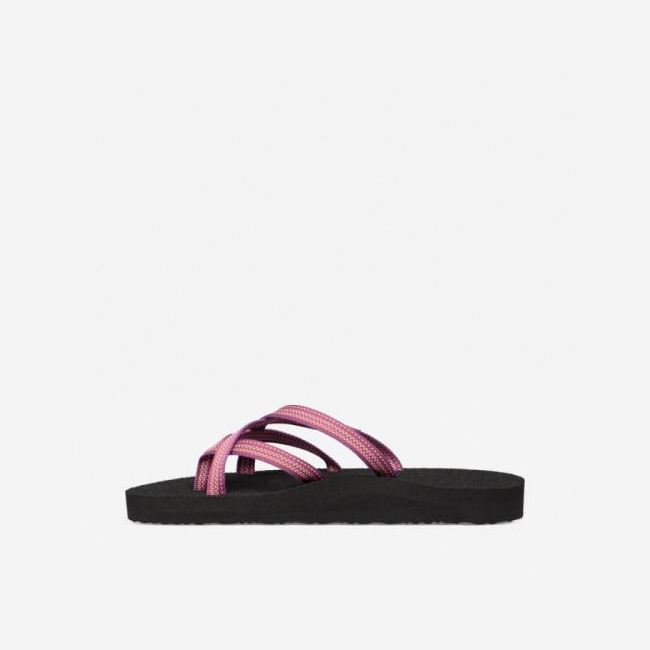 Red Purple Teva Olowahu Women's Flip Flops | 9O50L8Y