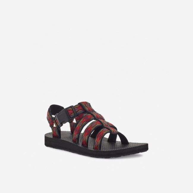 Red Teva Original Dorado Women's Sandals | LQ2VT2S