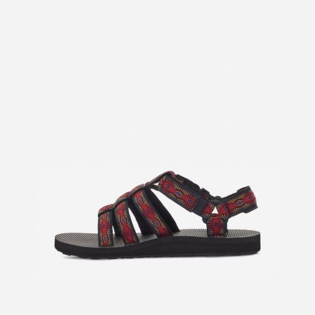 Red Teva Original Dorado Women's Sandals | LQ2VT2S