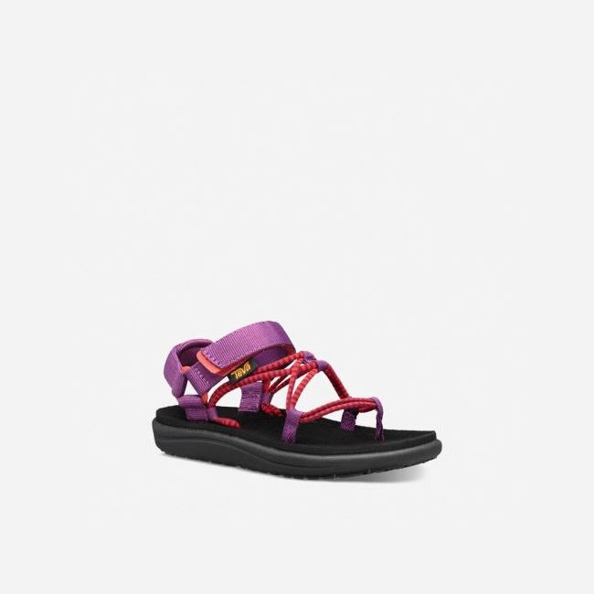 Red Teva Voya Infinity Kids' Sandals | NP2G8ME