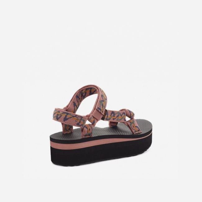 Rose Brown Teva Flatform Universal Women's Sandals | L838JIY