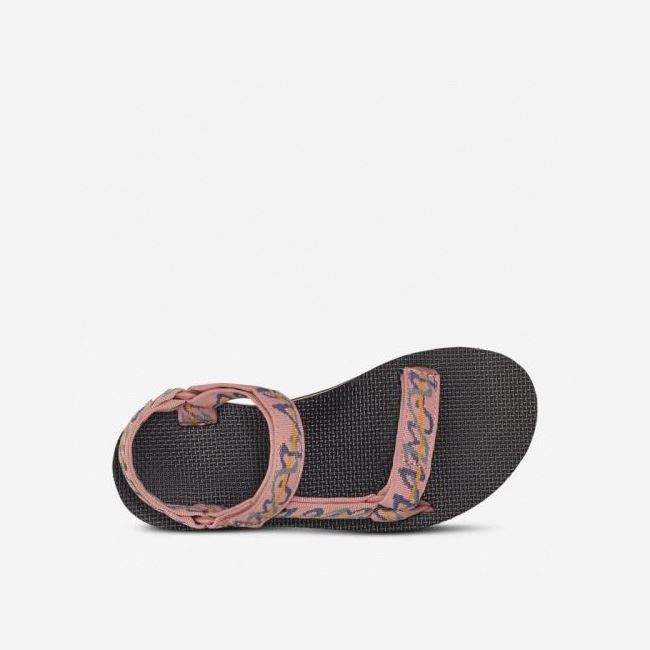 Rose Brown Teva Flatform Universal Women's Sandals | L838JIY