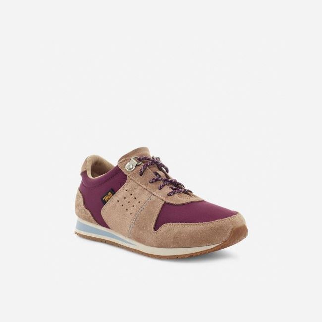 Sand Dune / Amaranth Teva Highside '84 Women's Sneakers | 136JBAM