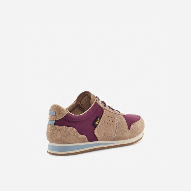 Sand Dune / Amaranth Teva Highside '84 Women's Sneakers | 136JBAM