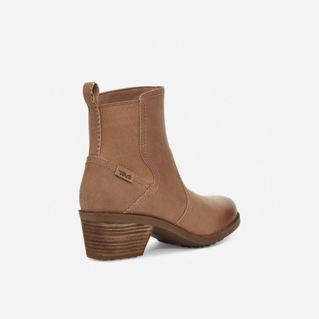 Sand Dune Teva Anaya Chelsea WP Women's Boots | YFWZLOO