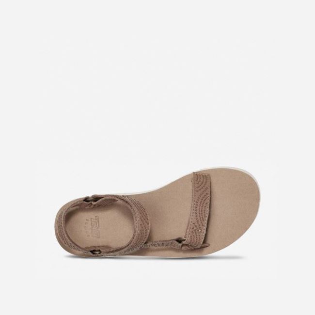 Sand Dune Teva Midform Universal Geometric Women's Flatforms | IMXLIN8