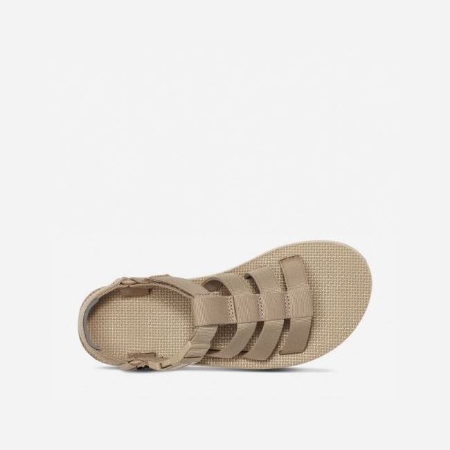 Sesame Teva Original Dorado Women's Sandals | KRI42OJ