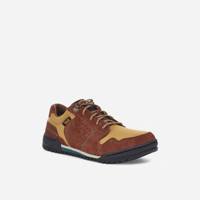 Tortoise Shell / Medallion Teva Highside '84 Men's Lace Ups | X7PHTDE