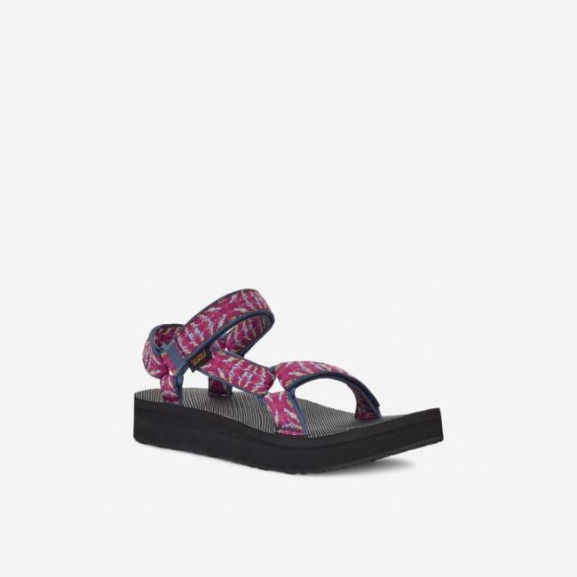 Triton Raspberry Sorbet Teva Midform Universal Women's Sandals | C5805UQ