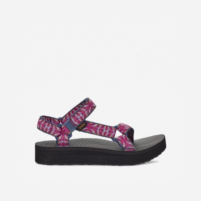 Triton Raspberry Sorbet Teva Midform Universal Women\'s Sandals | C5805UQ