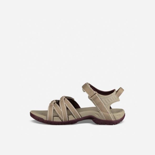 Valley Plaza Taupe / Vineyard Wine Teva Tirra Women's Sandals | 8R66I8P