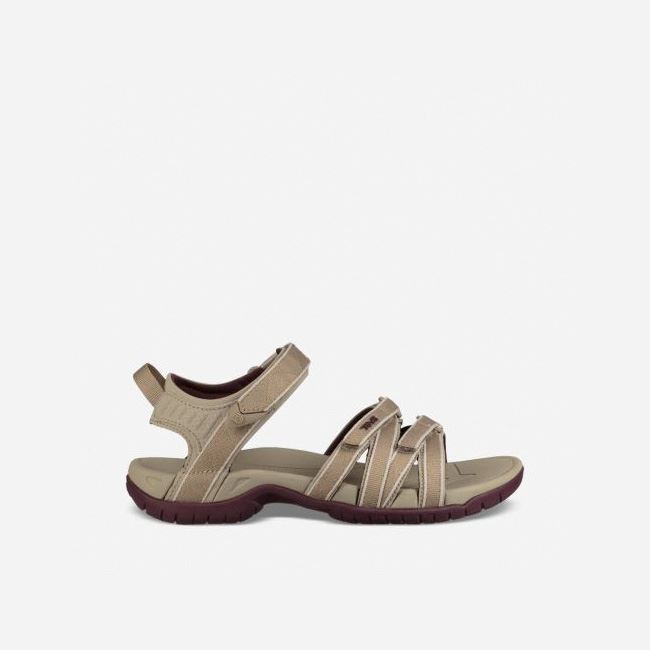 Valley Plaza Taupe / Vineyard Wine Teva Tirra Women\'s Sandals | 8R66I8P