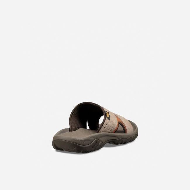 Walnut Teva Katavi 2 Slide Men's Sandals | XSX5JPU