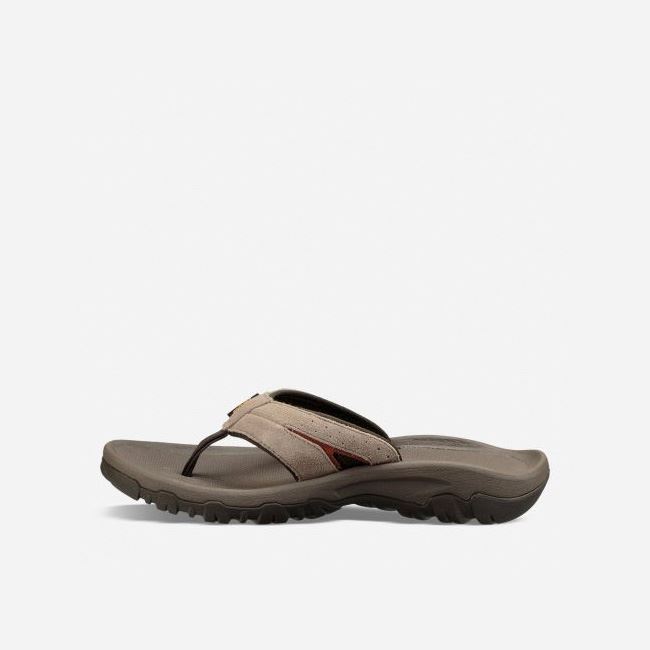 Walnut Teva Katavi 2 Thong Men's Sandals | 45Z7G4M