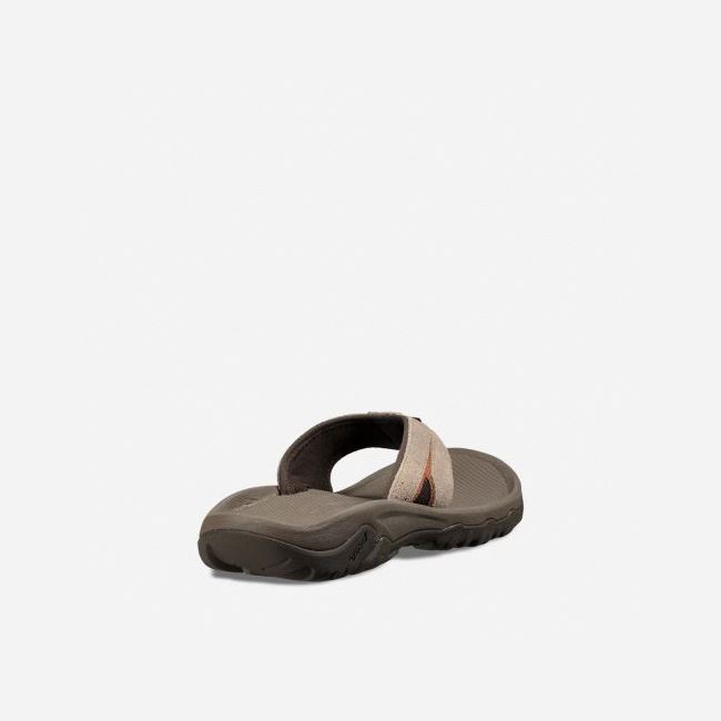 Walnut Teva Katavi 2 Thong Men's Sandals | 45Z7G4M